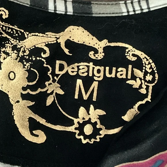 Desigual Black Floral Blouse - Picture 4 of 4